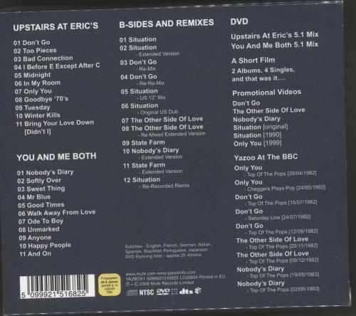 Yazoo In Your Room UK 4-CD album set (433886)